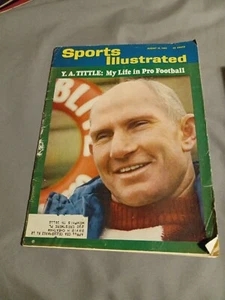 Y.A. Tittle New York Giants August 1965 Sports Illustrated OOP D 51 - Bild 1 von 2