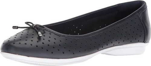 Ballerine Clarks Collection Gracelin Lea nere traforate slip on donna TG 7