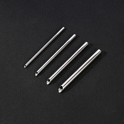 Receptor de perforación de plástico/acero inoxidable para perforación de lengua abdominal y nariz oreja Foto 1 de 4