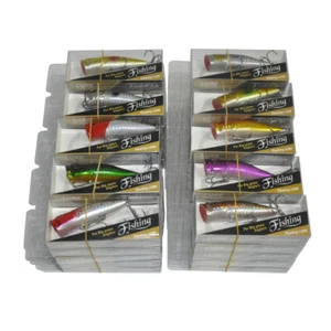50Pcs 2.7inch 0.28oz Fishing Hard Lures Bait Floating Popper Crankbait 10 Colors - Picture 1 of 8