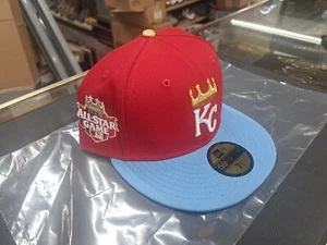 New Era Kansas City Royals 7 1/2 Fitted Cap Mr Krabs SpongeBob FREE SHIPPING! - Picture 1 of 8