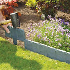 (04)20pcs Landscape Edging Border Plastic Garden Lawn Decorative Fence Just SL