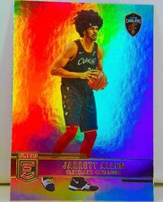 Jarrett Allen 2021-22 Donruss Elite Basketball Silver Foil Refractor Card #63
