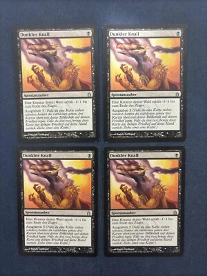 MTG 4X GERMAN RAVNICA DARKBLAST MAGIC THE GATHERING INSTANT BLACK COMMON - Image 1 of 4