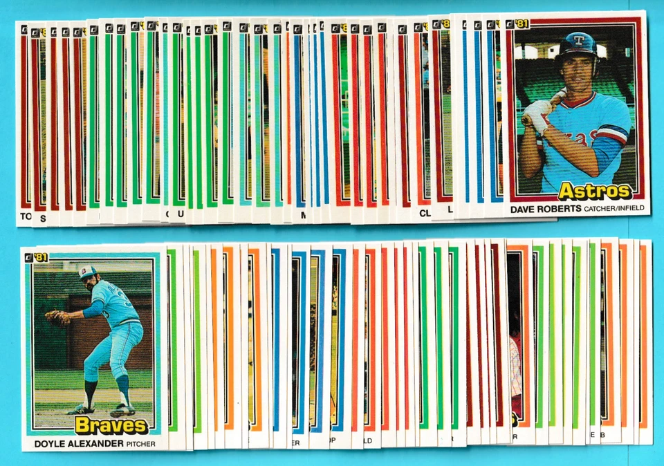 1981 Donruss - Pick One - Fill Your Set - #401-#600 - Image 1 of 1