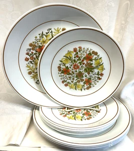 Corelle INIDAN SUMMER Flower DINNER and LUNCHEON PLATES, 12 PC 6 of Each - Picture 1 of 1