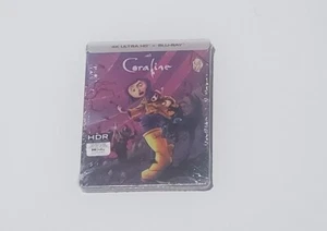 Coraline 4K Steelbook (4K UHD+Blu-Ray) Shout Factory Laika OUT OF PRINT! - Picture 1 of 2