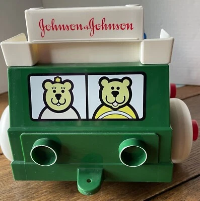 Vintage Johnson & Johnson Stack & Dump Truck Child Development Toy 1983 USA - Image 1 of 4