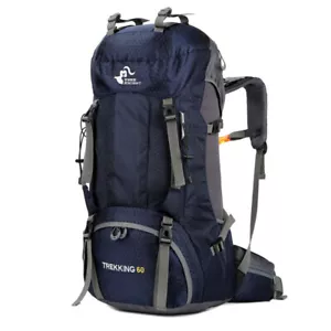 60L Hiking Camping Backpack Waterproof Outdoor Travel Luggage Rucksack Bag NEW - Picture 1 of 9