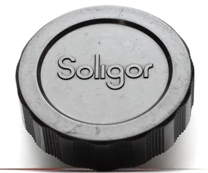 Tapa de lente trasera Soligor original Montaje Minolta MD Hecho en Japón - Imagen 1 de 2