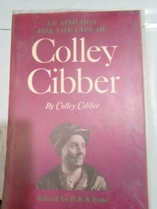 An Apology for the Life of Colley Cibber **VTG, 1968**HC/DJ 1st Edition - Picture 1 of 12