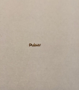 Pulsar Dial Replacement Logo Gold Gloss Emblem