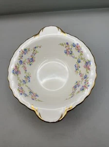 Antike Pope Gosser Sterling Blue Belle China Müslischale mit Überwurf R1C5B - Bild 1 von 8