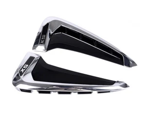 Für BMW X5 F15 X5M F85 14-18 Seite Fender Luft Wind Auslauf Abdeckung X5M Logo - Bild 1 von 18