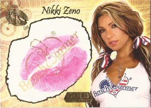 Tarjeta de beso Benchwarmer 2007 Gold Edition - 9 de 24 "Nikki Zeno" - Imagen 1 de 1