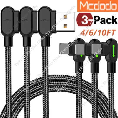 3X MCDODO Carga Rápida Cable USB 8 Cargador para iPhone 13 12 11 Pro Max XR 8 7 Foto 1 de 4