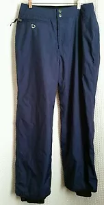 Burton Snowboard Ski Pants Navy Blue/Purple Lined Womens Sz M Bio Lite Biolite - Picture 1 of 3