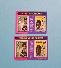1975 Topps Willie Mays Yogi Berra # 192 Mini Set Break EX-MT