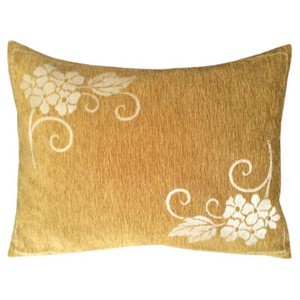 yellow chenille throw pillows