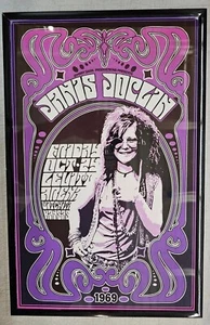 Janis Joplin 1969 Framed Concert Poster - Picture 1 of 2