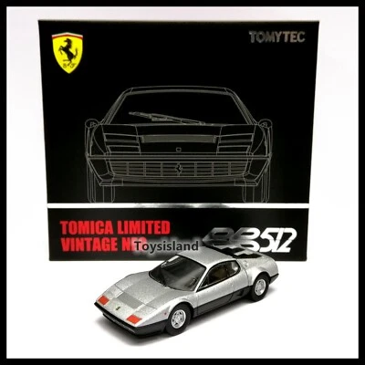 Tomica Limited Vintage NEO TLV Ferrari BB512 1/64 TOMYTEC TOMY NUEVO LV PLATEADO Foto 1 de 4