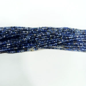 Natural Blue Aventurine Beads Faceted Round Bead natural gem blue Sodalite bead - Picture 1 of 4