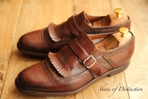 Church's Shanghai Zapatos Mocasines de Cuero Marrón con Flecos Para Hombre Reino Unido 7.5 PVP £1200 - Imagen 1 de 11