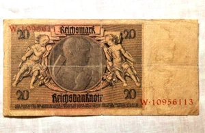 1926 GERMANY Banknote 20 Mark Paper Germany Currency Foreign Europe ~ Old Money - Picture 1 of 6