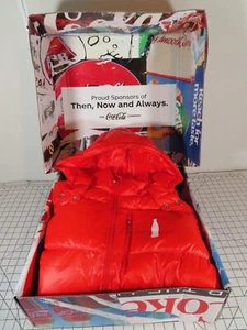 Limited Edition Coca Cola Red Puffer Jacket Size Large Prize *Only 300 Made* - Picture 1 of 10