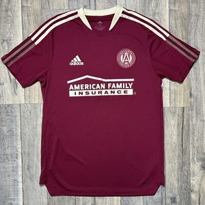 Nuevo Adidas Atlanta United FC MLS Camiseta de Fútbol Kit Camisa Hombre’s Rojo Medio - Imagen 1 de 5