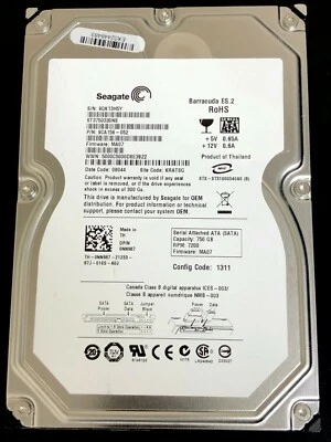 NN987 Dell 750GB 7200RPM SATA 3Gbps 32MB Cache 3.5-inch Hard Drive - Image 1 of 2