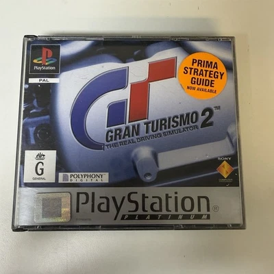 Gran Turismo 2 PlayStation 1 Complete + Manual 2 Discs PS1 - image 1 of 4