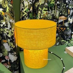 IKEA STOCKHOLM 2025 Table Lamp Yellow Linen 14” Modern Scandinavian NEW - Picture 1 of 6