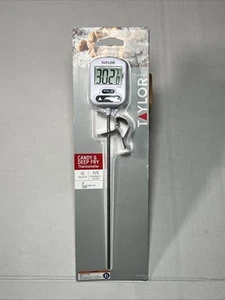 Taylor programmierbares digitales Süßigkeiten- und Frittierthermometer mit grünem Licht - Bild 1 von 2