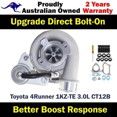 Cargador turbo Billet de actualización para Toyota 4Runner 1KZ-TE 3,0 L CT12B Foto 1 de 4