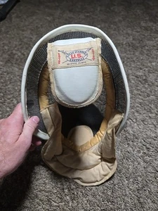 Vintage Salle D’Armes Santelli Fencing Equipment Wire Fencing Mask - Picture 1 of 12