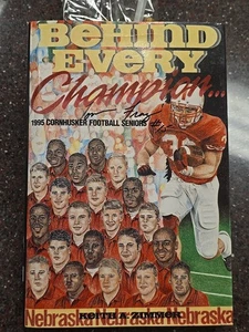 Behind Every Champion 1995 Cornhusker Seniors Keith Zimmer,T Frazier Autographed - Bild 1 von 8