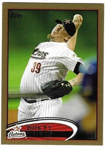 Brett Myers 2012 TOPPS MLB BASEBALL GOLD BORDER PARALLEL CARD #169 Astros SP - Picture 1 of 2