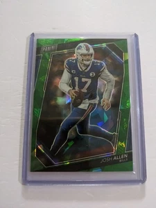 2023 Panini National VIP Josh Allen 16/99 Green Sparkle Bills #12 - Picture 1 of 2