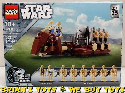 Lego Star Wars Trade Federation Troop Carrier Set #40686 NR - Imagem 1 de 4