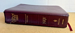 The Nelson Study Bible Nelson's Complete Study System NKJV 2885BG Leather - Foto 1 di 6