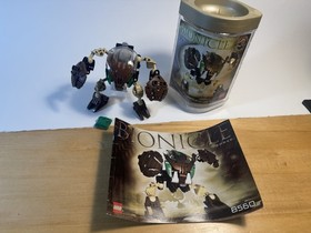 LEGO BIONICLE: Pahrak (8560) 100% Complete With Canister + Instructions Krana Su