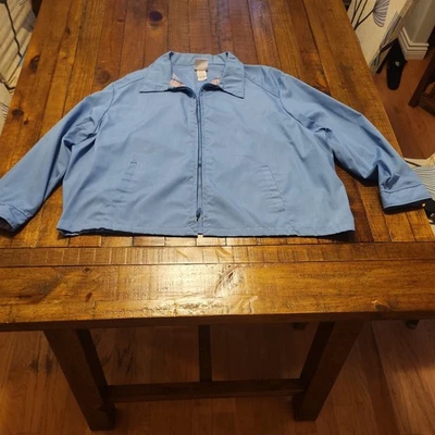 Chaqueta cortavientos/rompevientos vintage Haband For Her Robin azul huevo talla 46 EE. UU. Foto 1 de 4