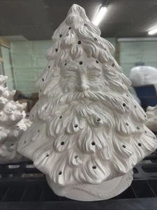 Ceramichrome 2530 Santa Face Christmas Tree Bisque DIY - Picture 1 of 4