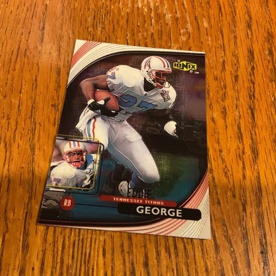 1999 Upper Deck Ionix- #58 Eddie George  - Image 1 of 4