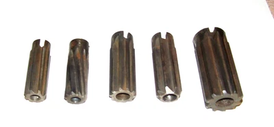 LOT OF 5 DIFF ASSORTED SHELL REAMERS , P&W, UNION, McCrosky, 3/4, 7/8, 1 1/4 - Image 1 of 4