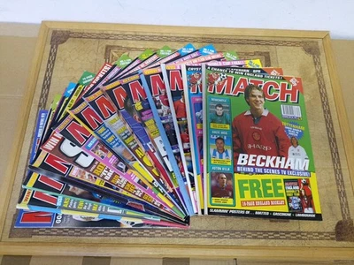 Vintage MATCH & SHOOT Football Magazine Bundle 14 Issues '97 '98 '99 '00 '01 - Image 1 of 4