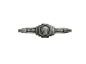 antique Virgin Mary Art Deco religious pin - Picture 1 of 5