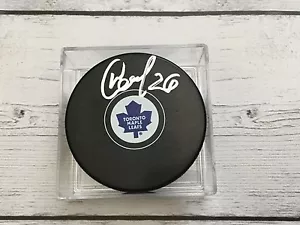 Disco de hockey Nikita Soshnikov autografiado de hojas de arce de Toronto b - Imagen 1 de 1