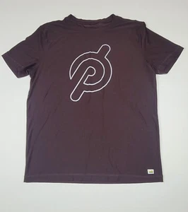 T-shirt Peloton uomo Med6. T-shirt ciclismo classica manica corta con logo grande. - Foto 1 di 6